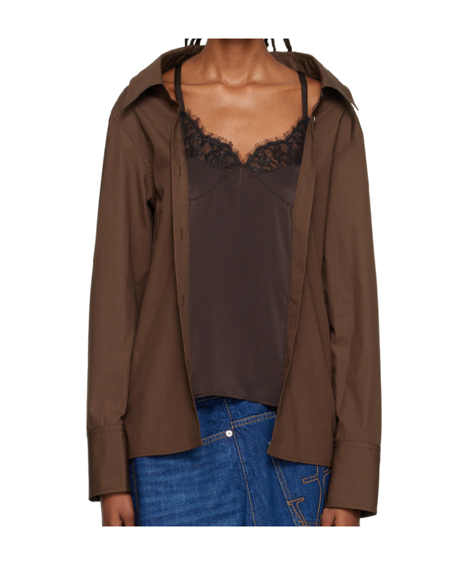 Jw Anderson Ssense Work Capsule – Brown Shirt In Multicolor