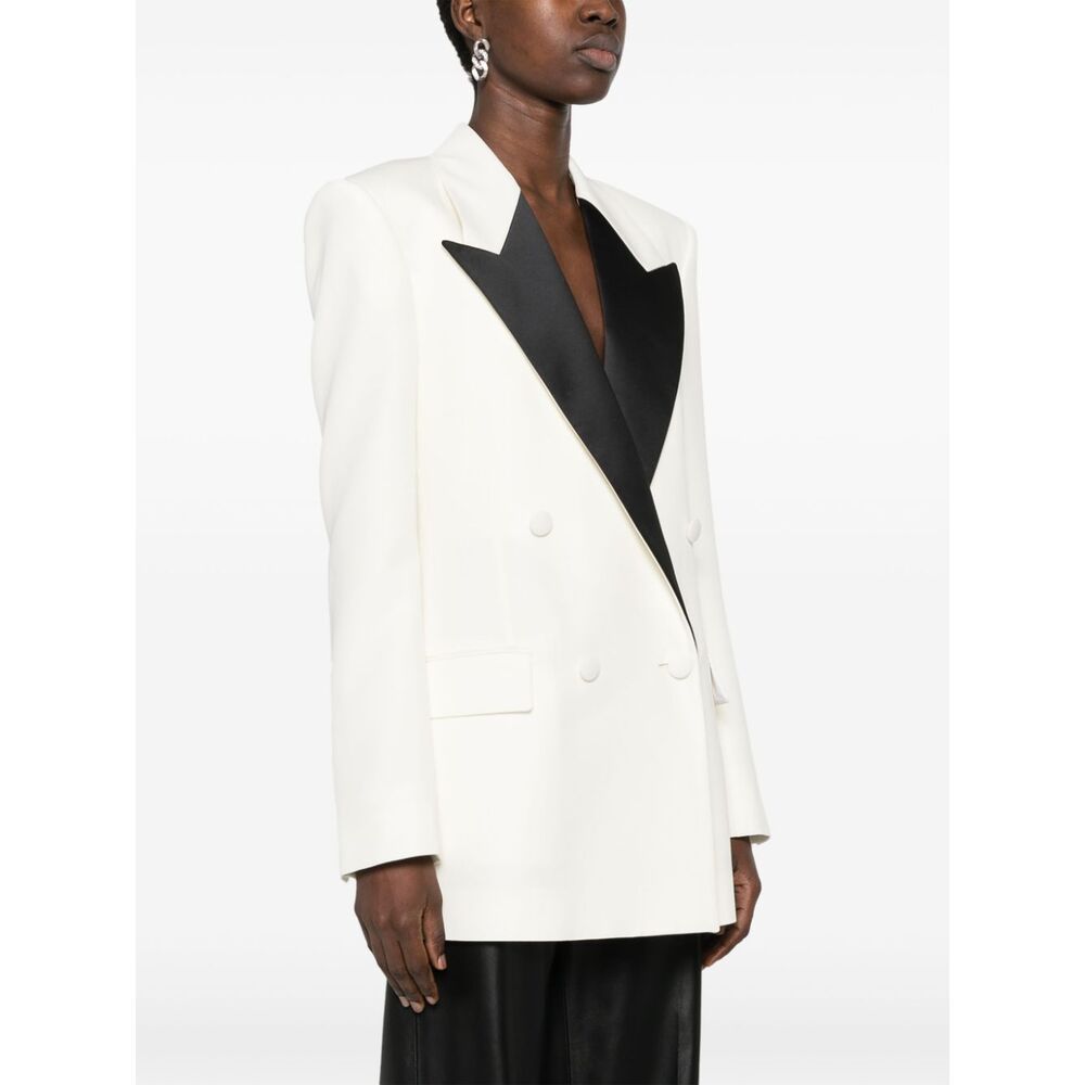 Stella Mccartney Long Sleeved Suit Jacket In White