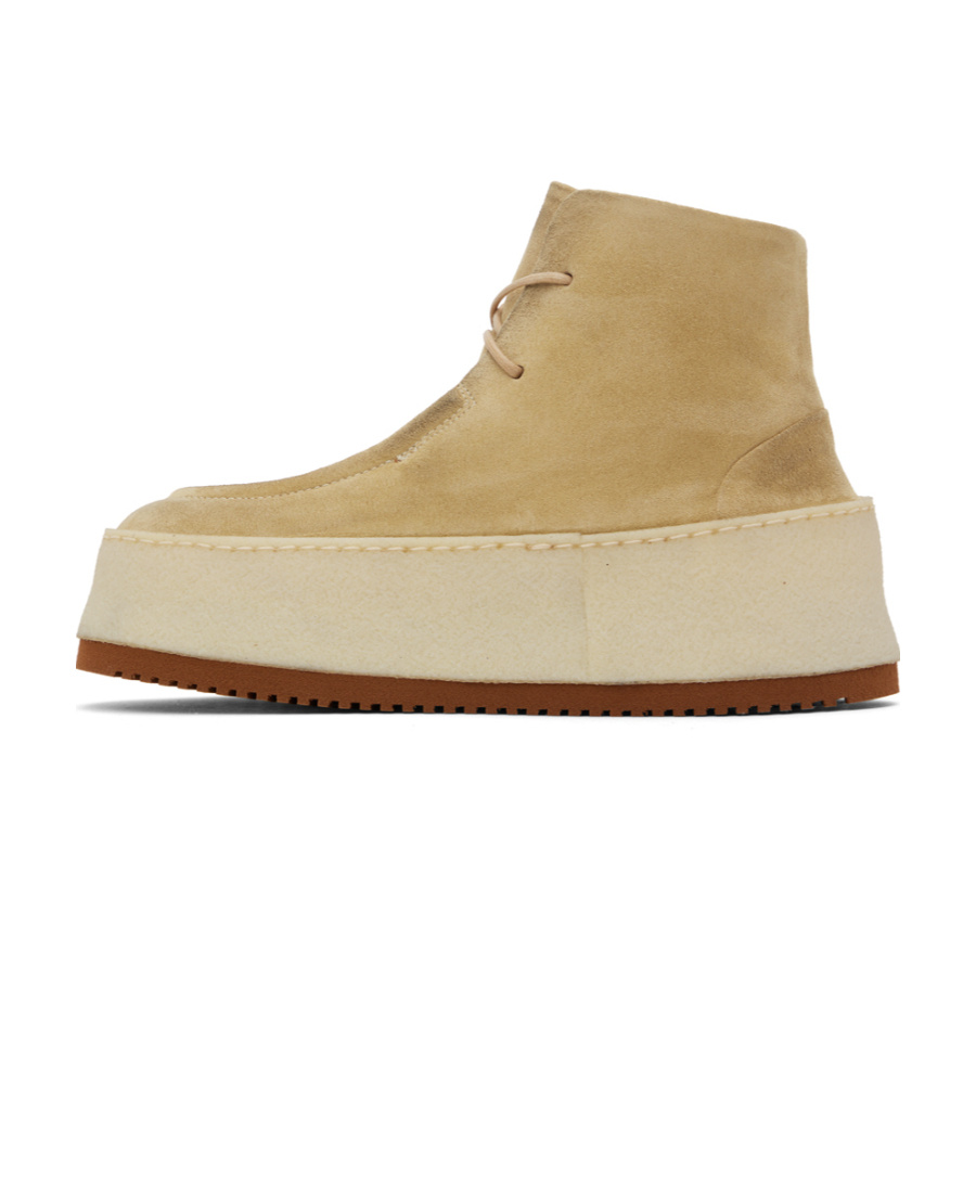 Marsèll Beige Parapana Ankle Boots In Nude