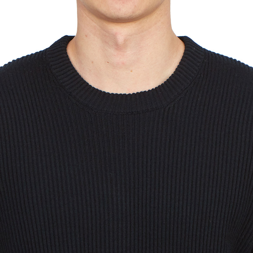 Shop Stone Island Long-sleeved Sweater In Blue