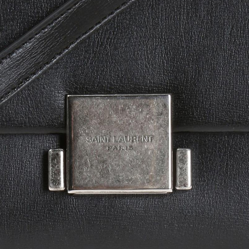 Saint Laurent Medium Bellechasse Handbag In Black