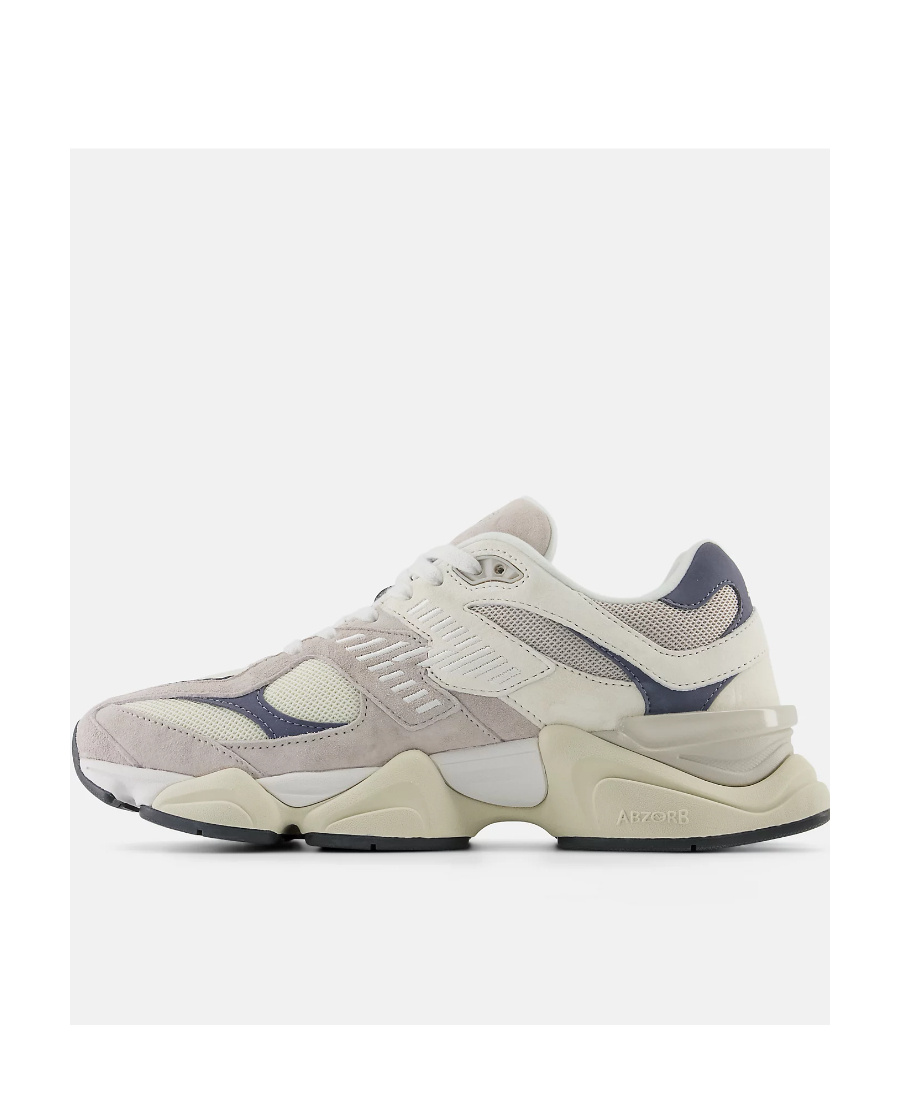 New Balance 9060 Low-top Suede And Mesh Sneakers In Gray