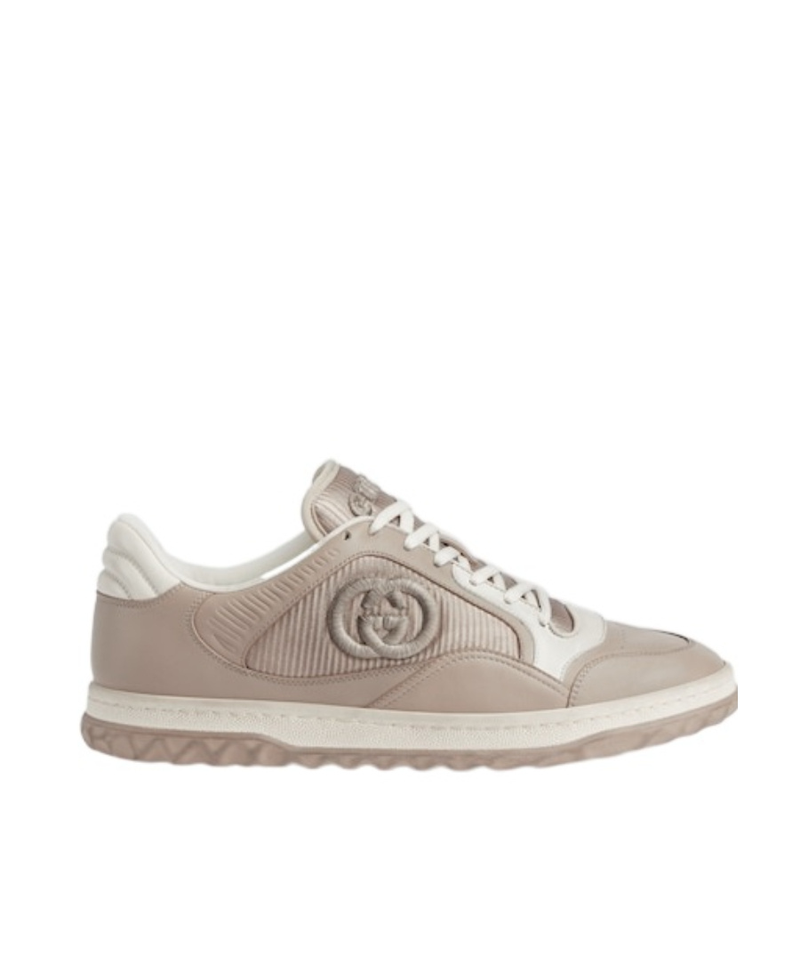 Gucci Mac80 Low-top Sneakers - Men's - Fabric/rubber/calf Leather In Gray
