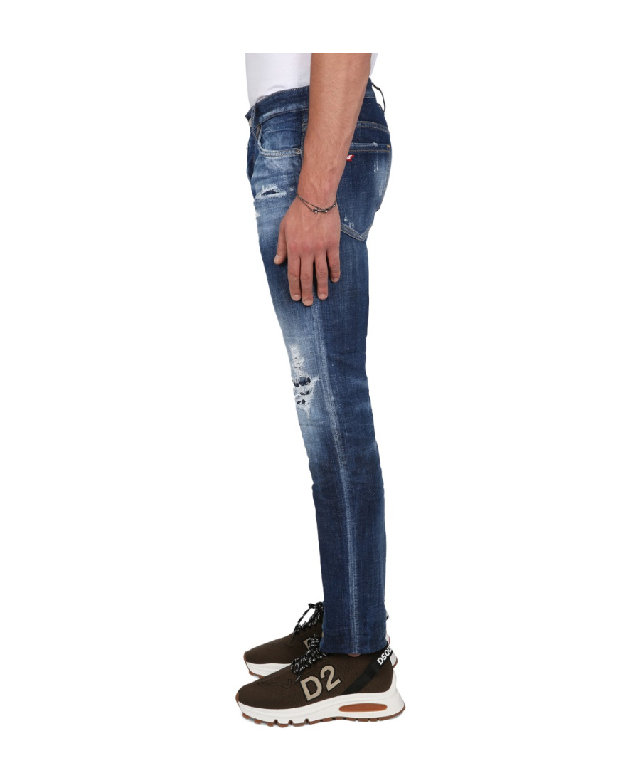 Dsquared2 Slim Fit Denim Jeans In Blue
