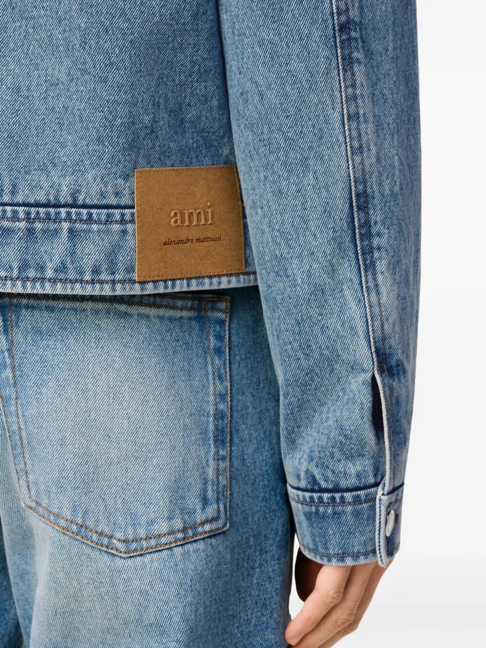 Ami Alexandre Mattiussi Ami Paris Jacket Adc Zipped Jacket Clothing In Blue