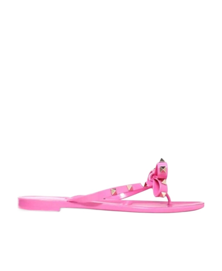Valentino Rivet Flip-flops In Multi