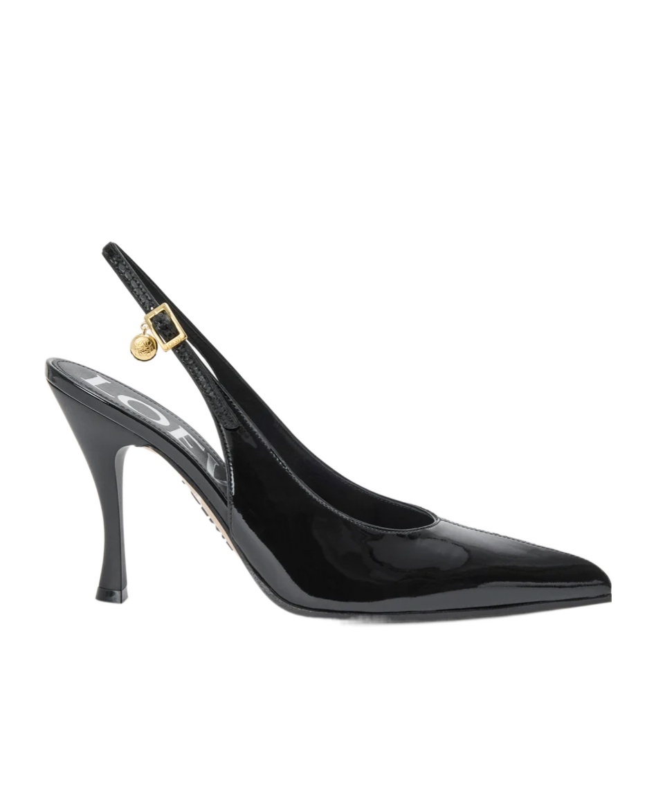 Loewe Comic High-heeled Sandals In Black