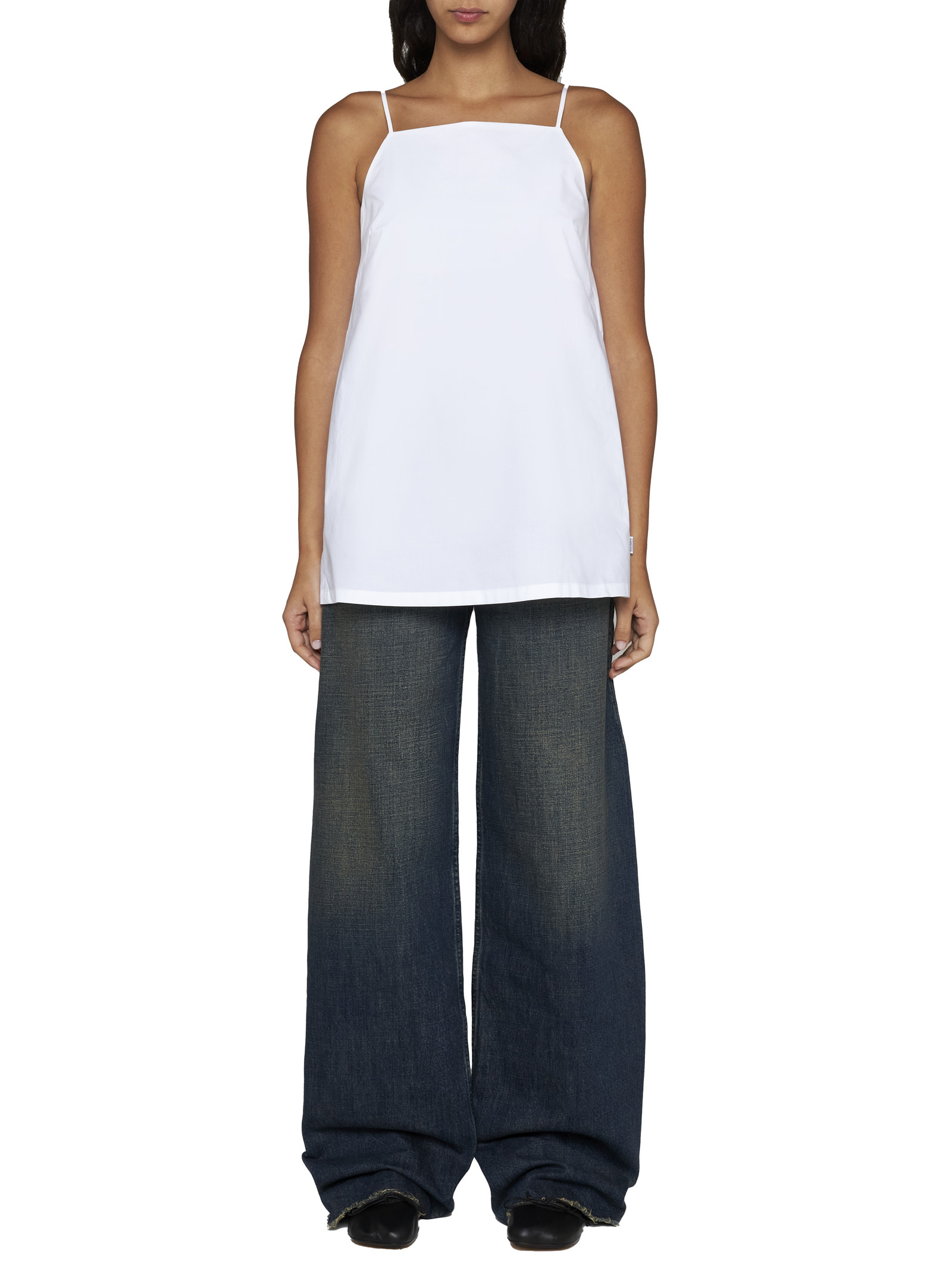Mm6 Maison Margiela Top In White