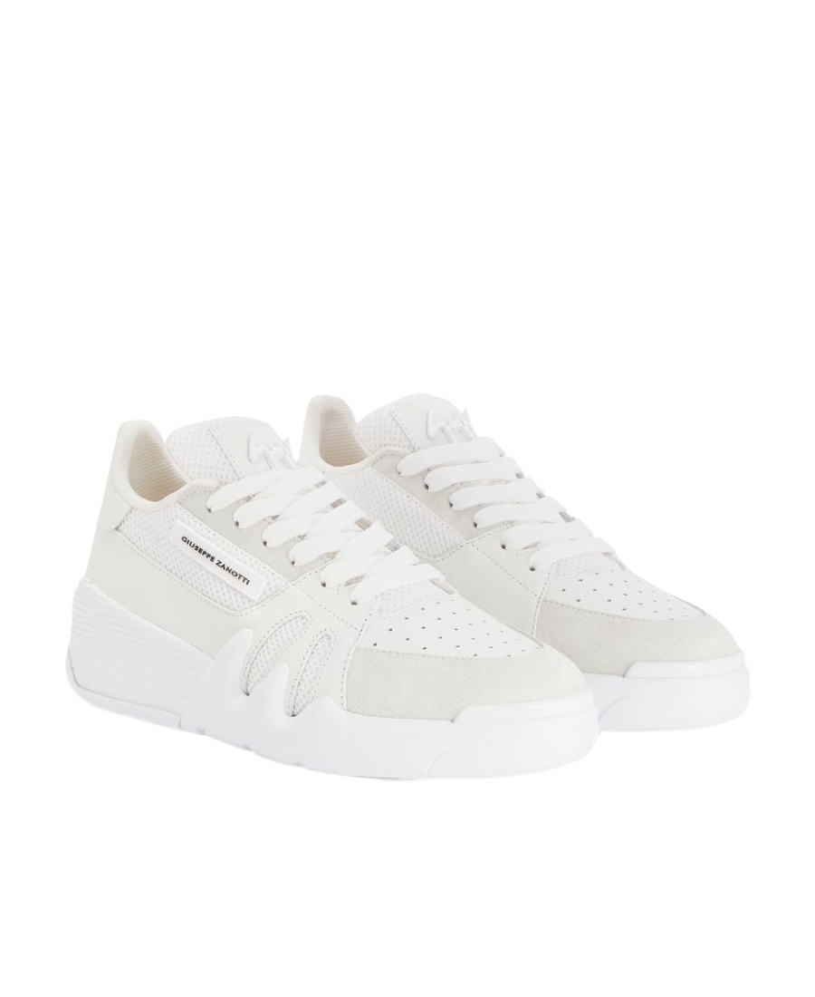 Shop Giuseppe Zanotti Talon Low-top Sneakers In White