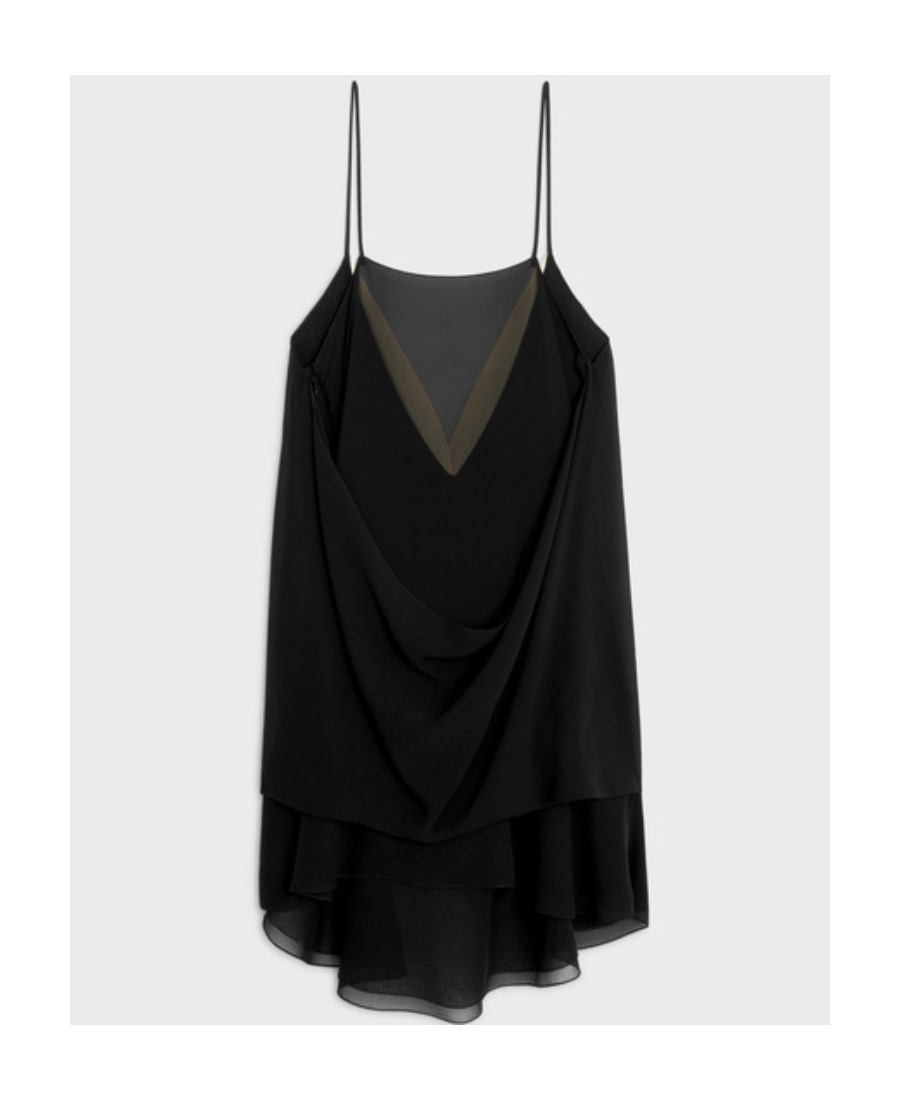Celine Sling Dress In Black
