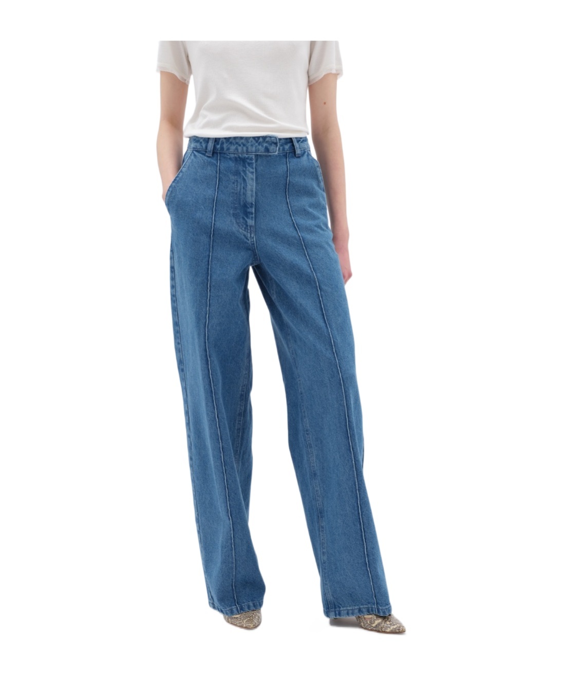Remain Birger Christensen Rinea Straight-leg Jeans In Blue