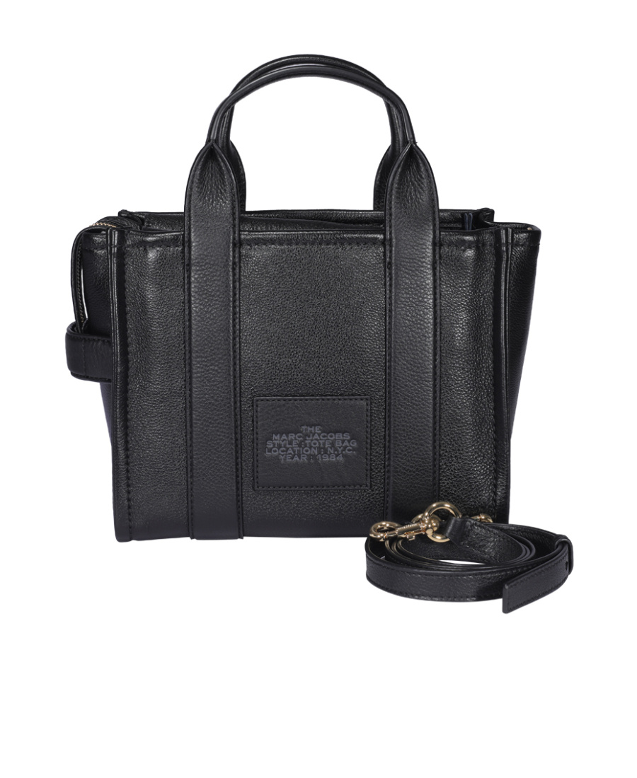 Marc Jacobs Small The Leather Tote Bag In Black