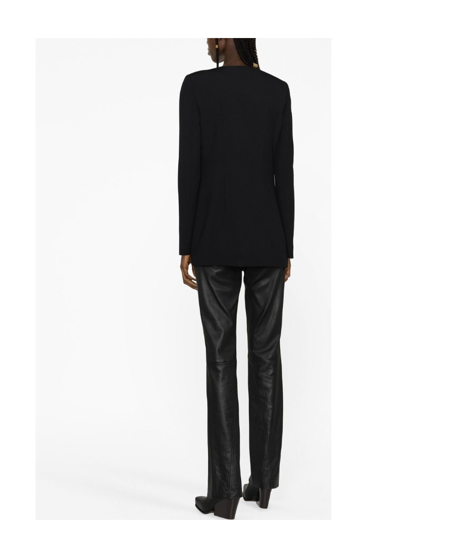 Stella Mccartney Logo Suit Jacket In Black