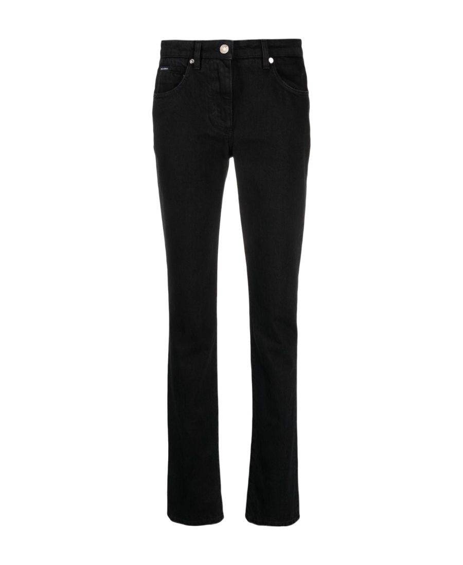 Dolce & Gabbana Classic Denim Jeans Man Jeans Black Size 38 Cotton In Black