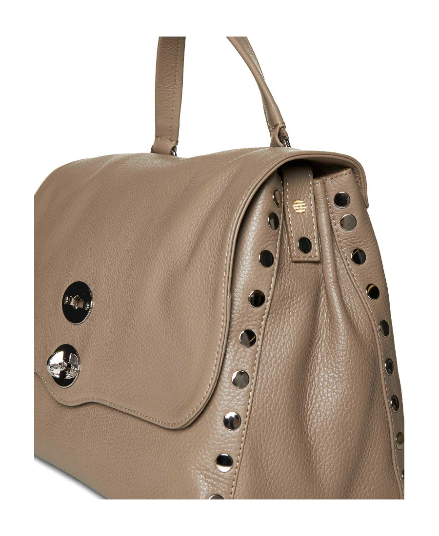 Zanellato Postina Daily Twist-lock Medium Tote Bag In Nude