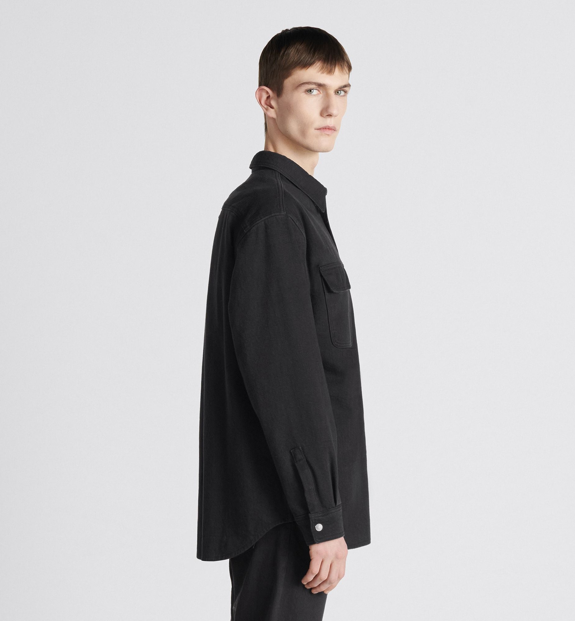 Dior Double-sided Shirt In Black