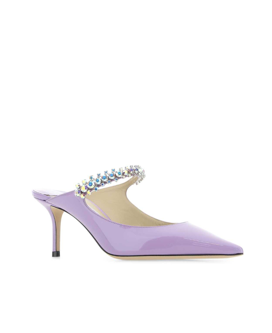 Shop Jimmy Choo Bing 65 Pointed Toe Pumps In Purple