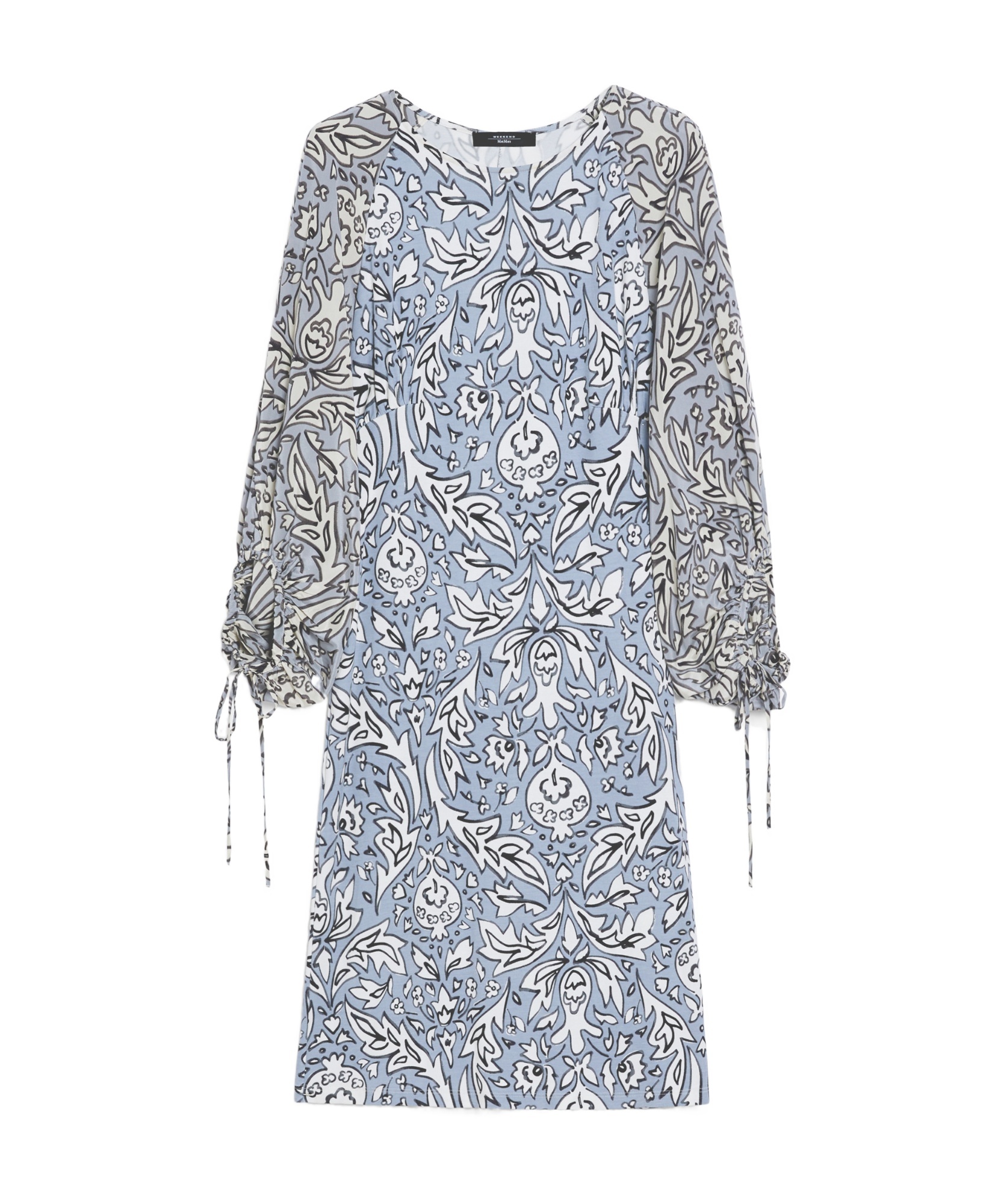 Weekend Max Mara Print Dress In Gray