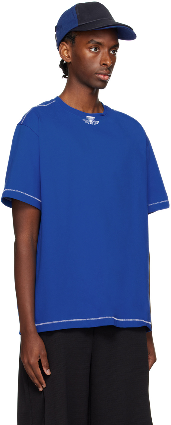 Ader Error Short-sleeved T-shirt In Blue