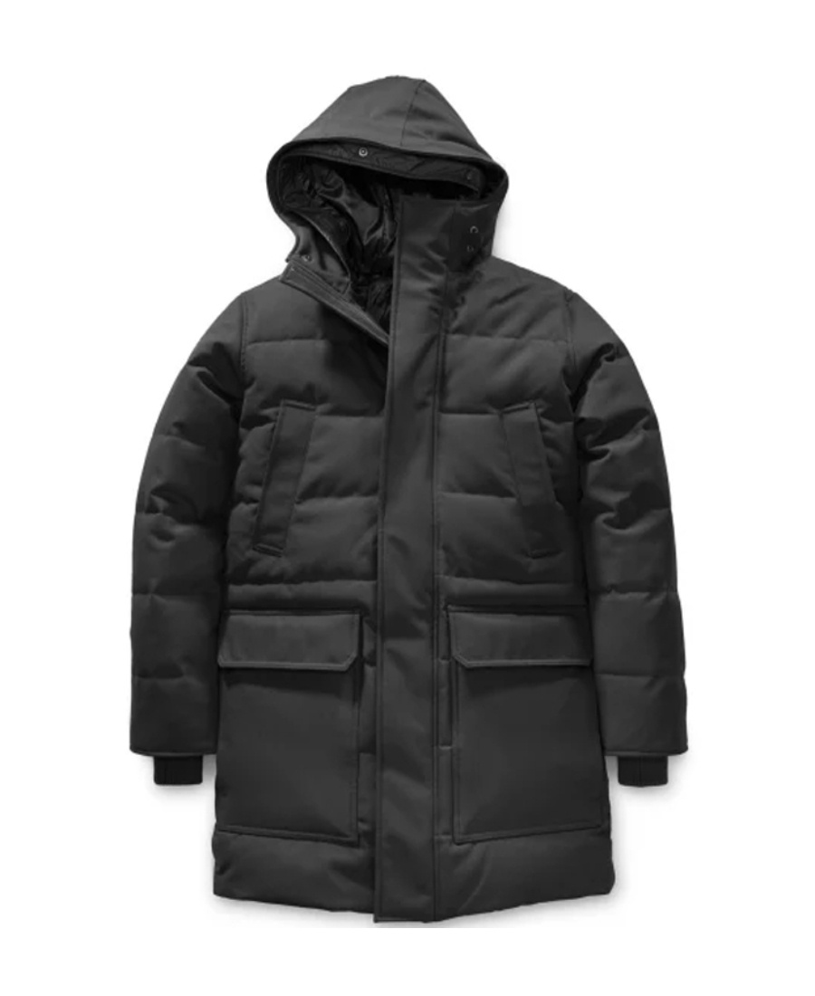 Canada Goose Nikko Parker Down Jacket In Black