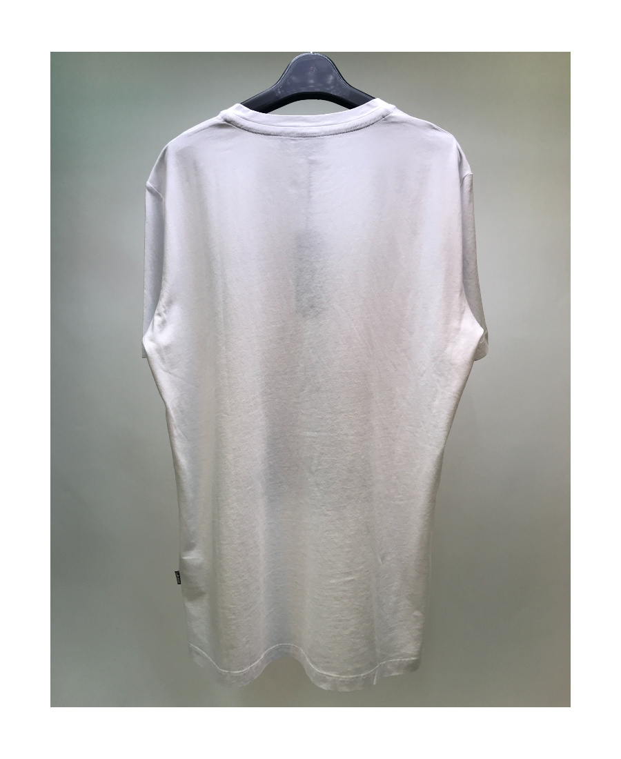 Just Cavalli Printed Round-necked T-shirt In Gray