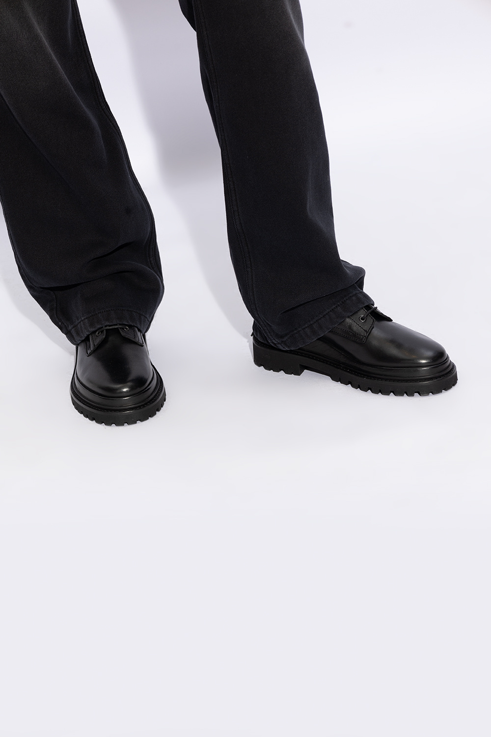 Isabel Marant Black Ghiso Low Boots In Black