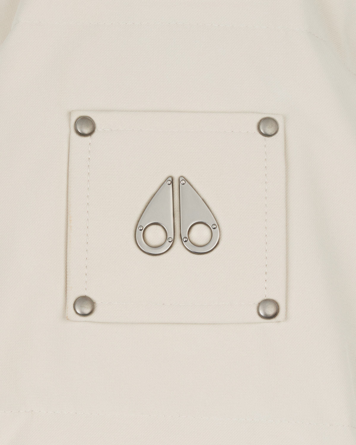 Moose Knuckles Long-sleeved Cotton-padded Jacket In White