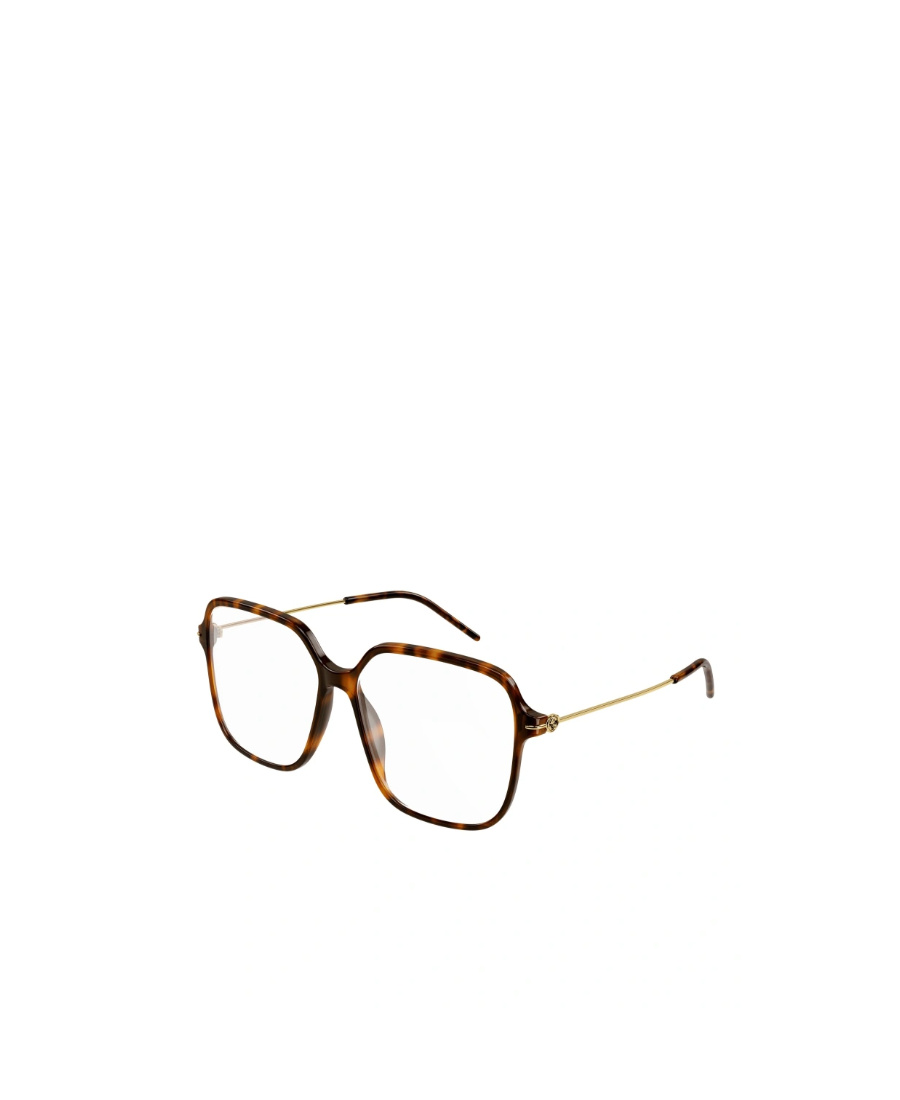 Gucci Oversized-square-frame Optical Glasses In Brown