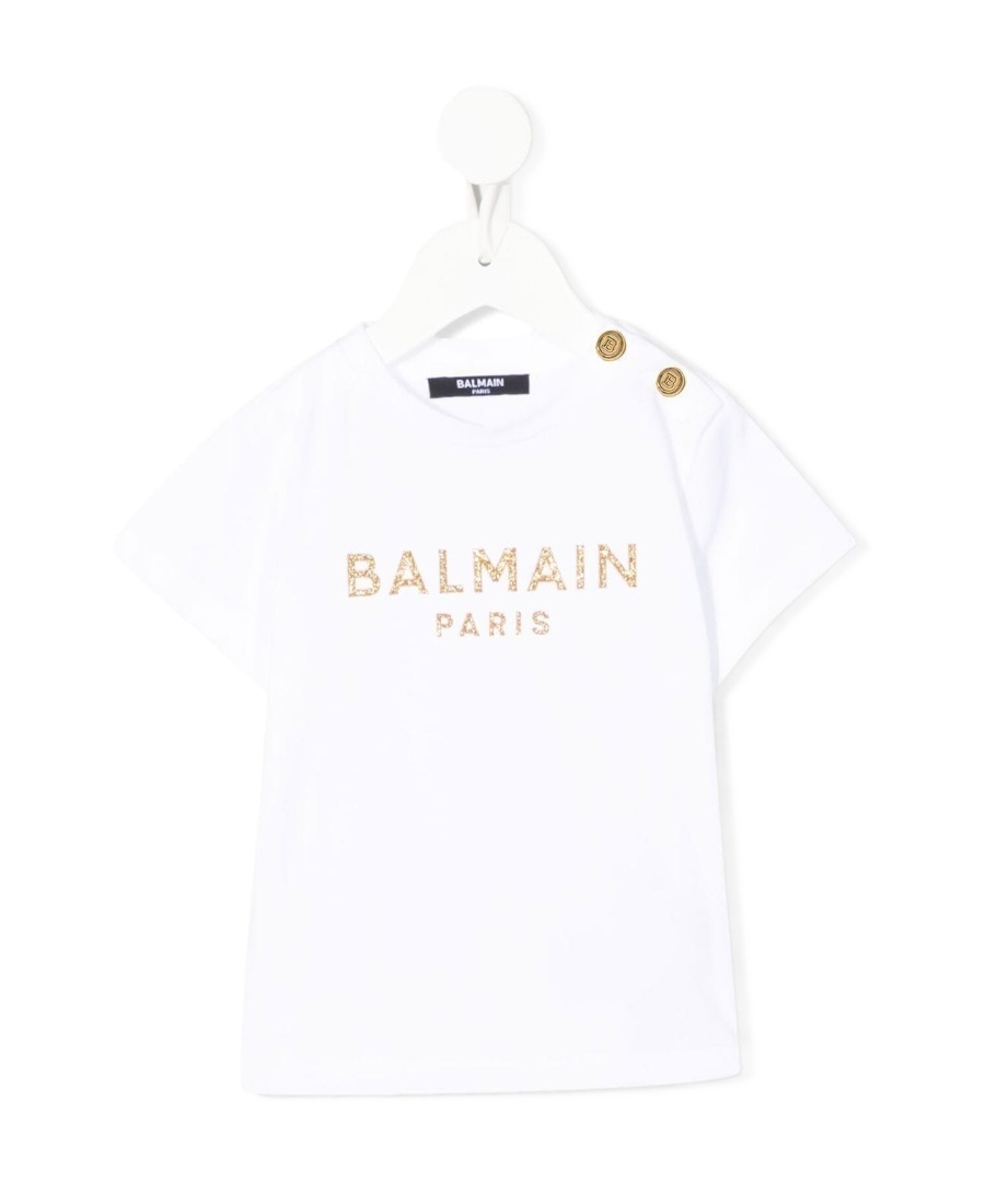 Balmain Logo-print T-shirt In White