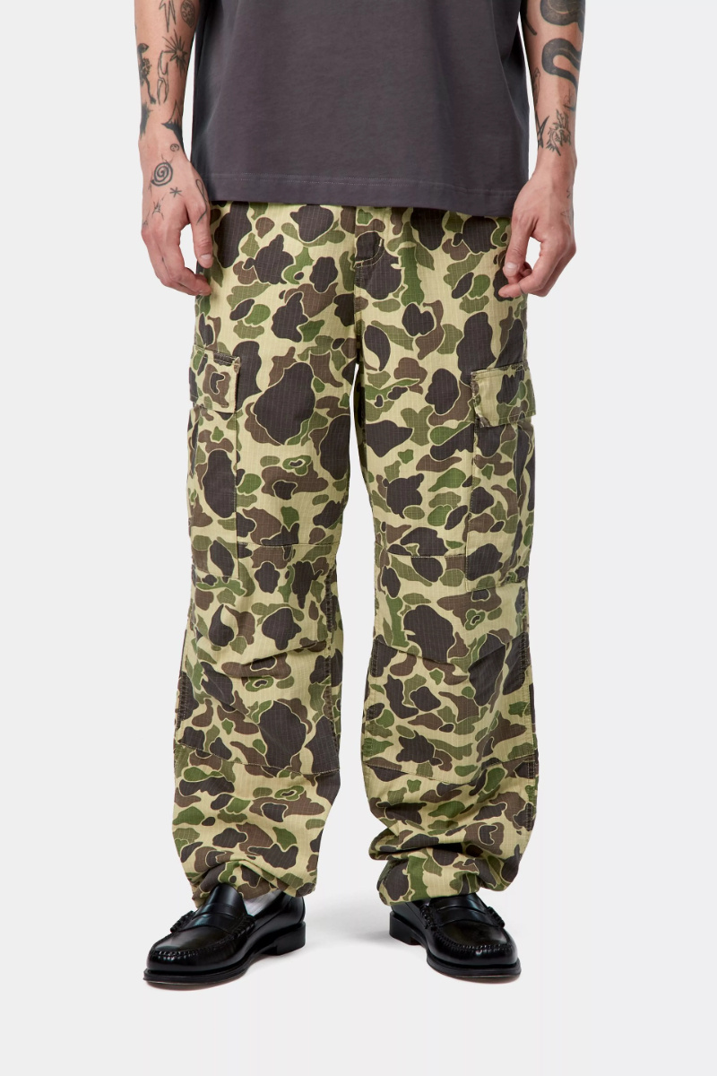Carhartt Duck Cargo Pant In Green