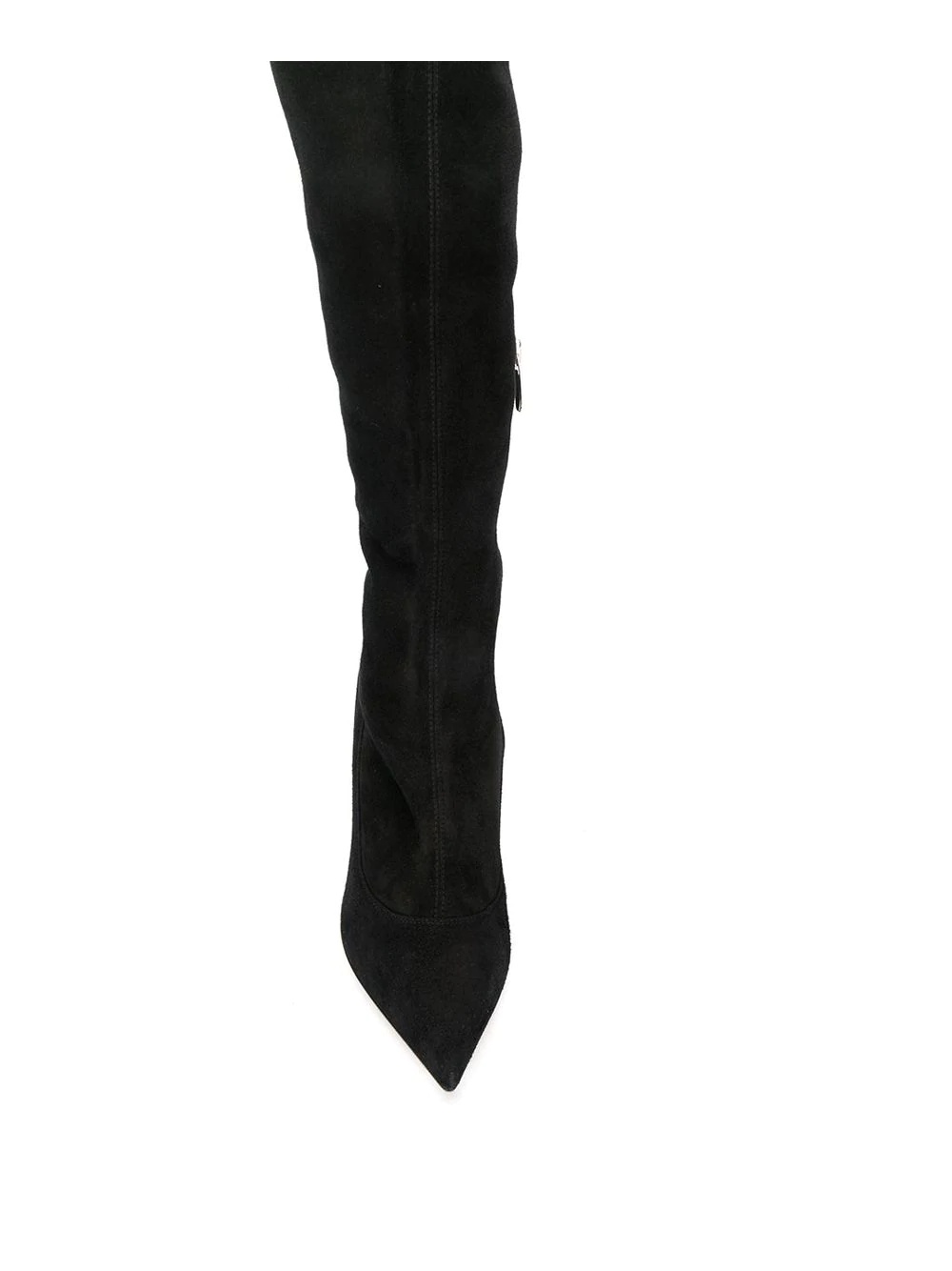 Sergio Rossi Godiva Knee Boots In Black