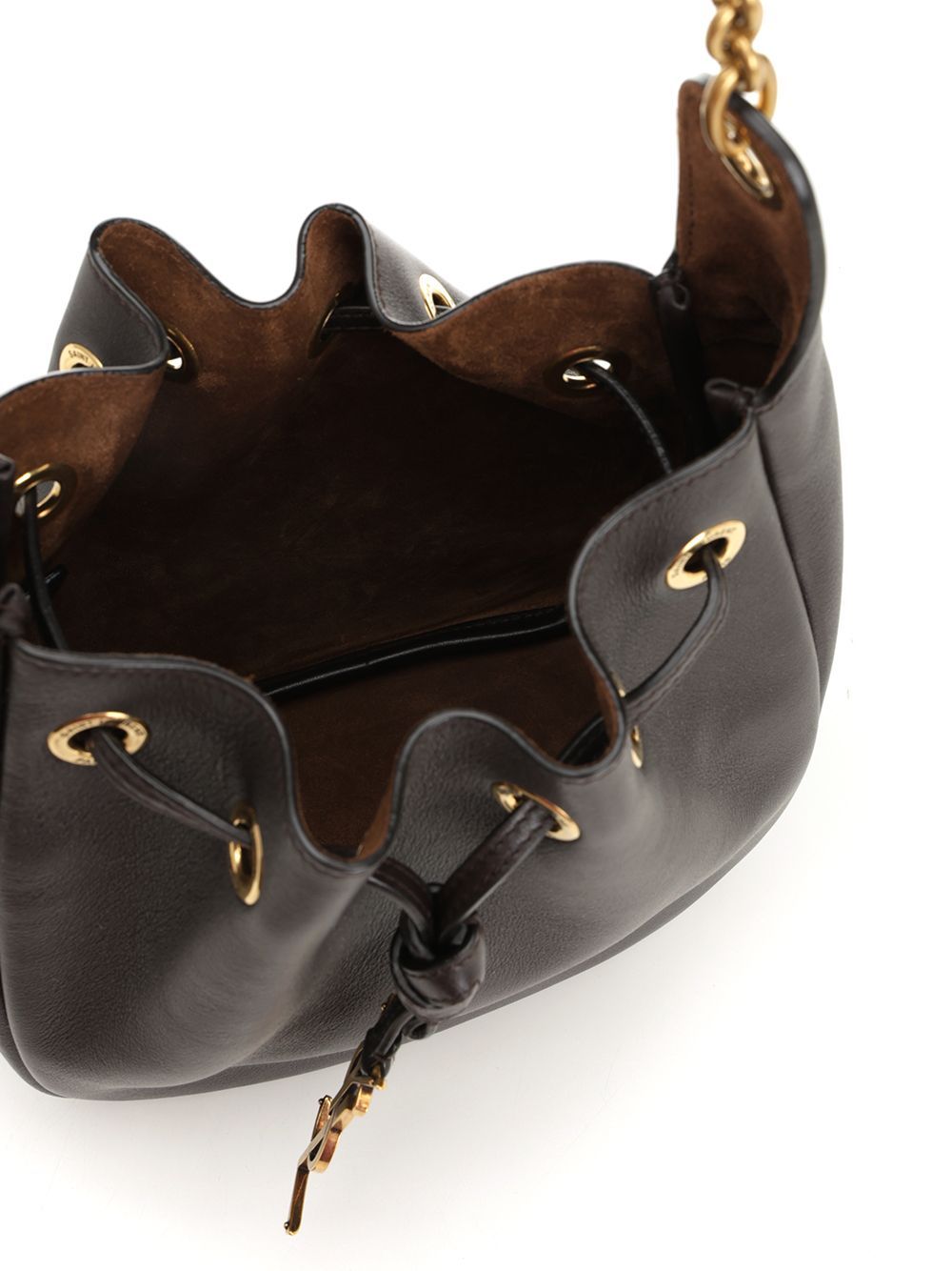 Saint Laurent Supple Bucket Bag In Black
