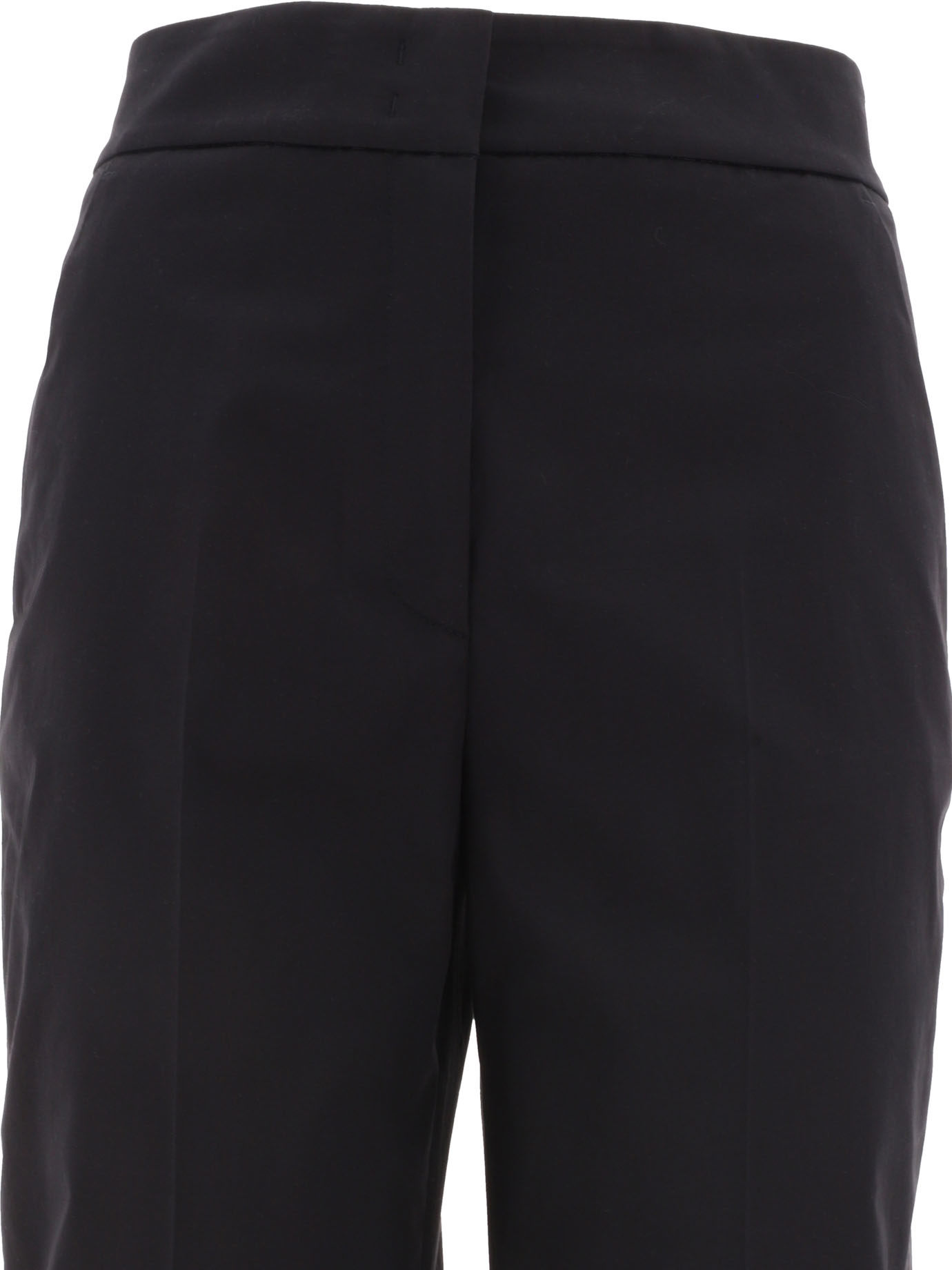 Shop Peserico Pleated Casual Pants On The Front In Black