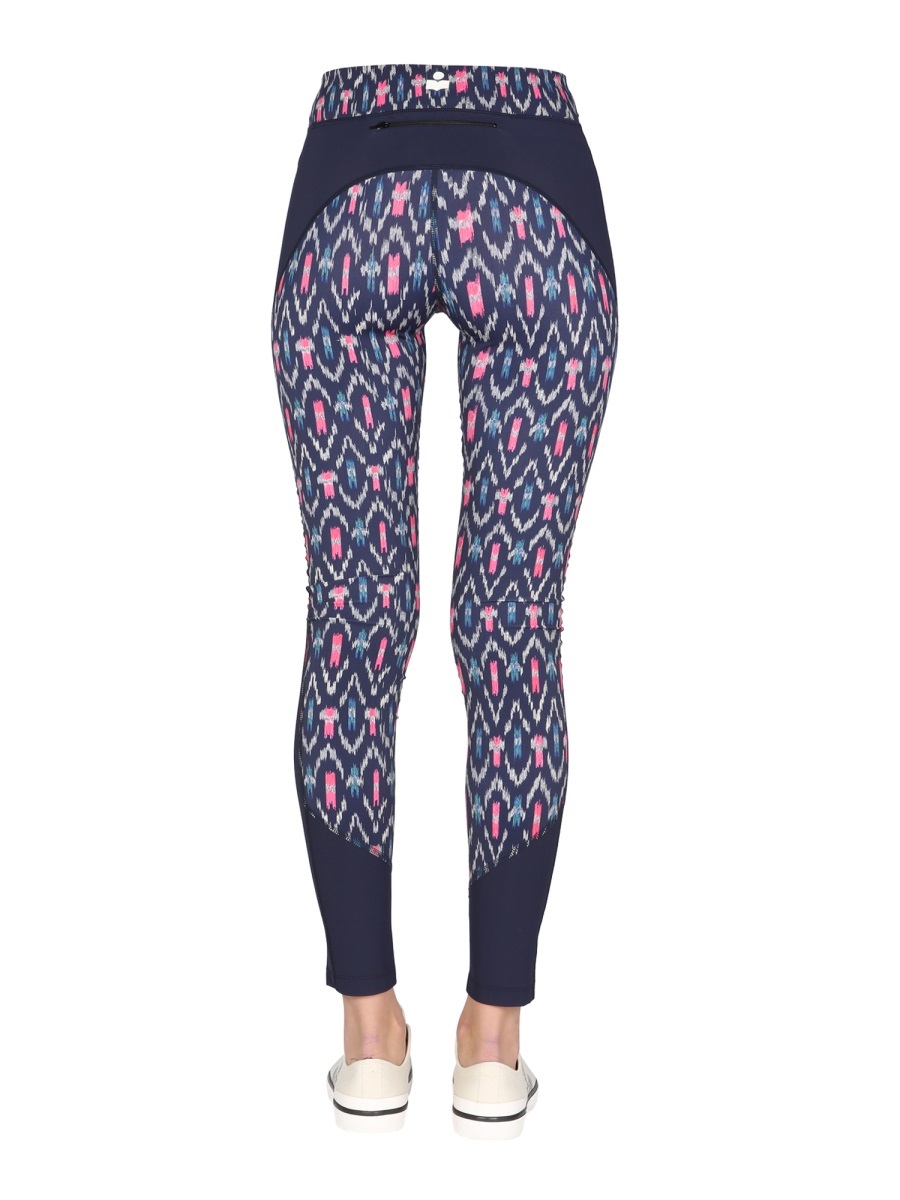 Isabel Marant Étoile High-waisted Graphic-print Leggings In Black