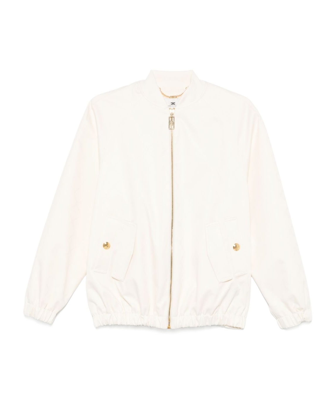 Elisabetta Franchi Bomber Jacket In White