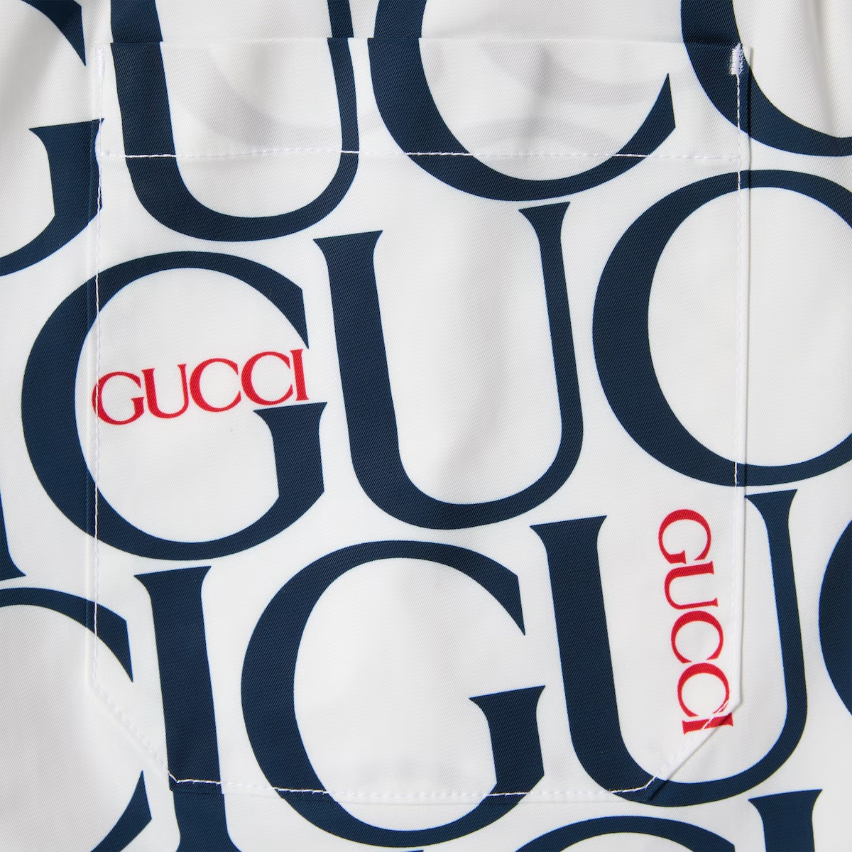 Gucci Logo Printed Shorts In White