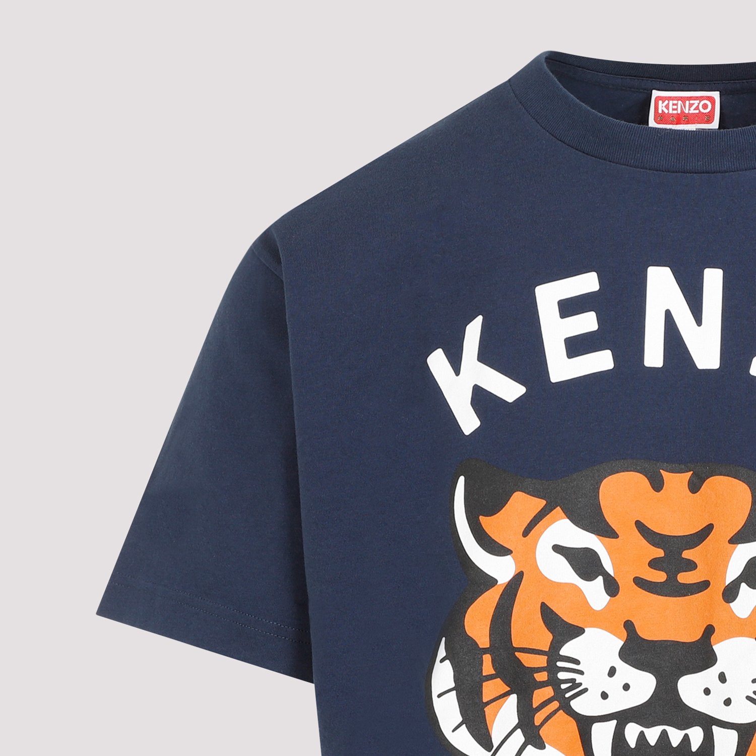 Kenzo Lucky Tiger T-shirt In Blue