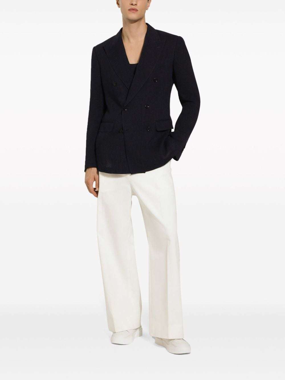 DOLCE & GABBANA DOLCE  GABBANA DOUBLE-BREASTED TAILORED BLAZER