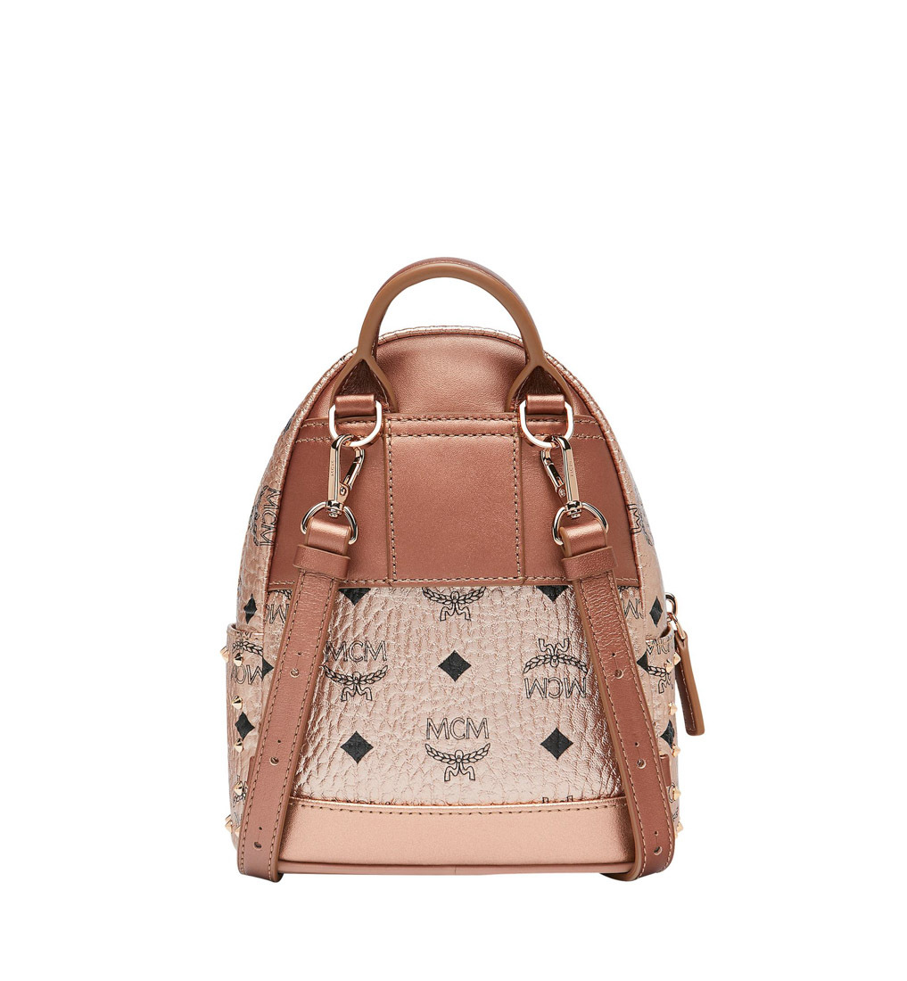 Mcm X-mini Patricia Backpack In Nude