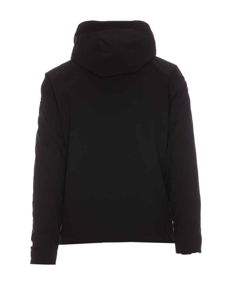 Woolrich Pacific Jacket In Tech Softshell In Black