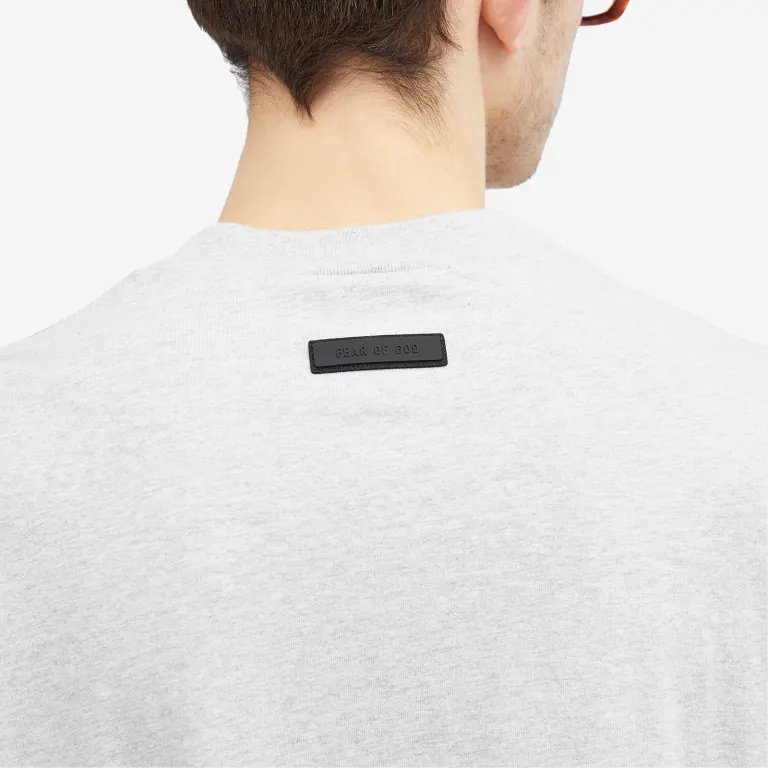 Essentials Item O-neck Short-sleeved T-shirt In White
