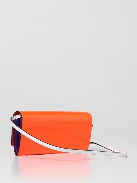 Roger Vivier Logo Flip Shoulder Bag In Pink