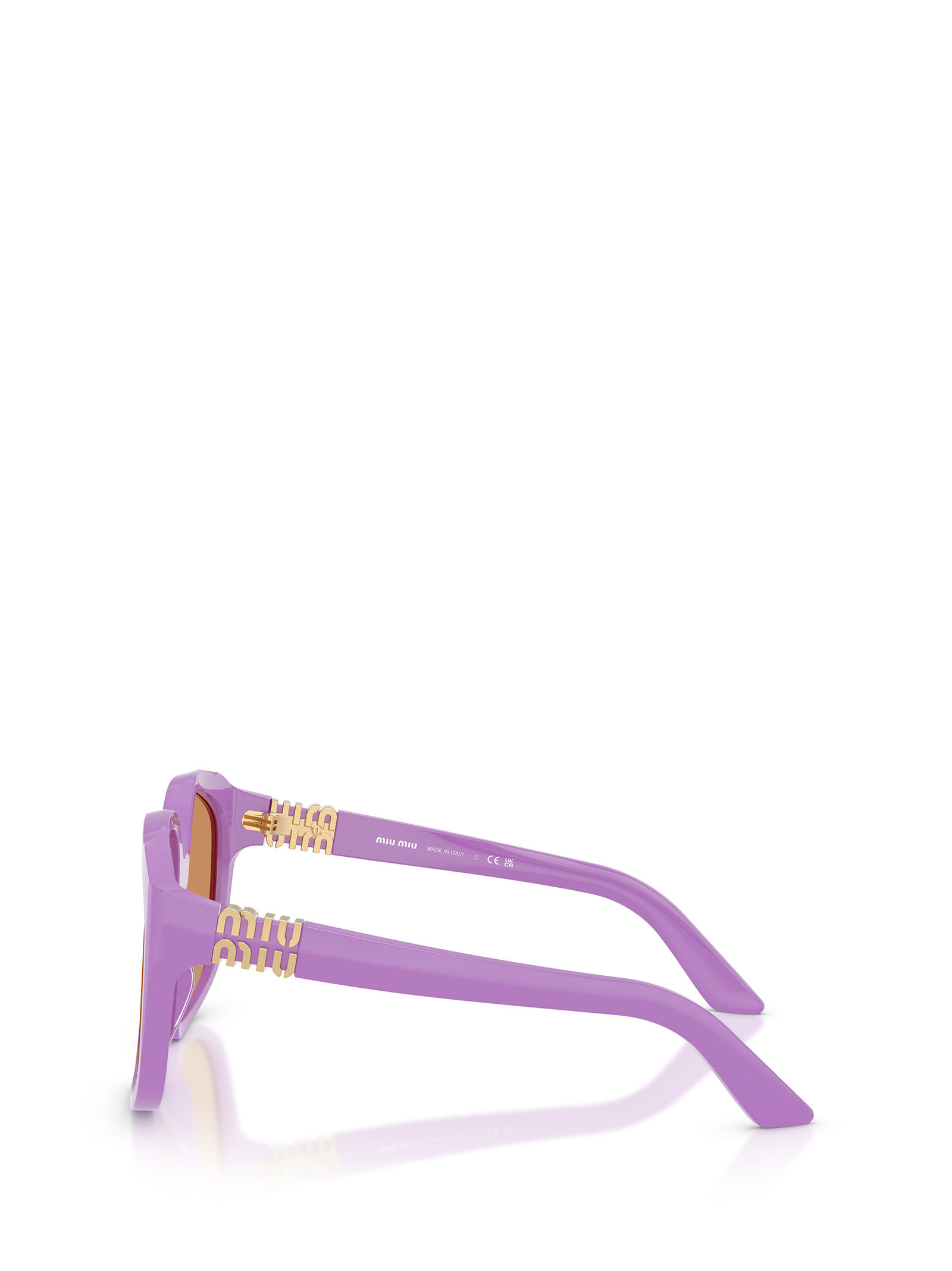 Miu Miu Full Frame Sunglasses In Purple
