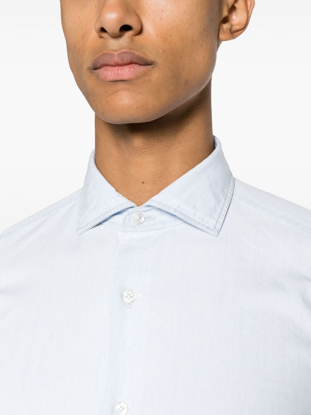Finamore 1925 Napoli Napoli Cotton Shirt In White