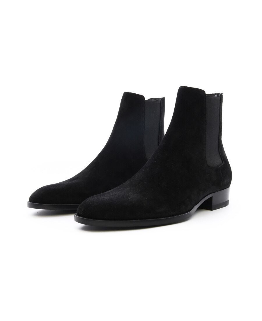 Saint Laurent Wyatt 30 Otterproof Chelsea Boot In Black