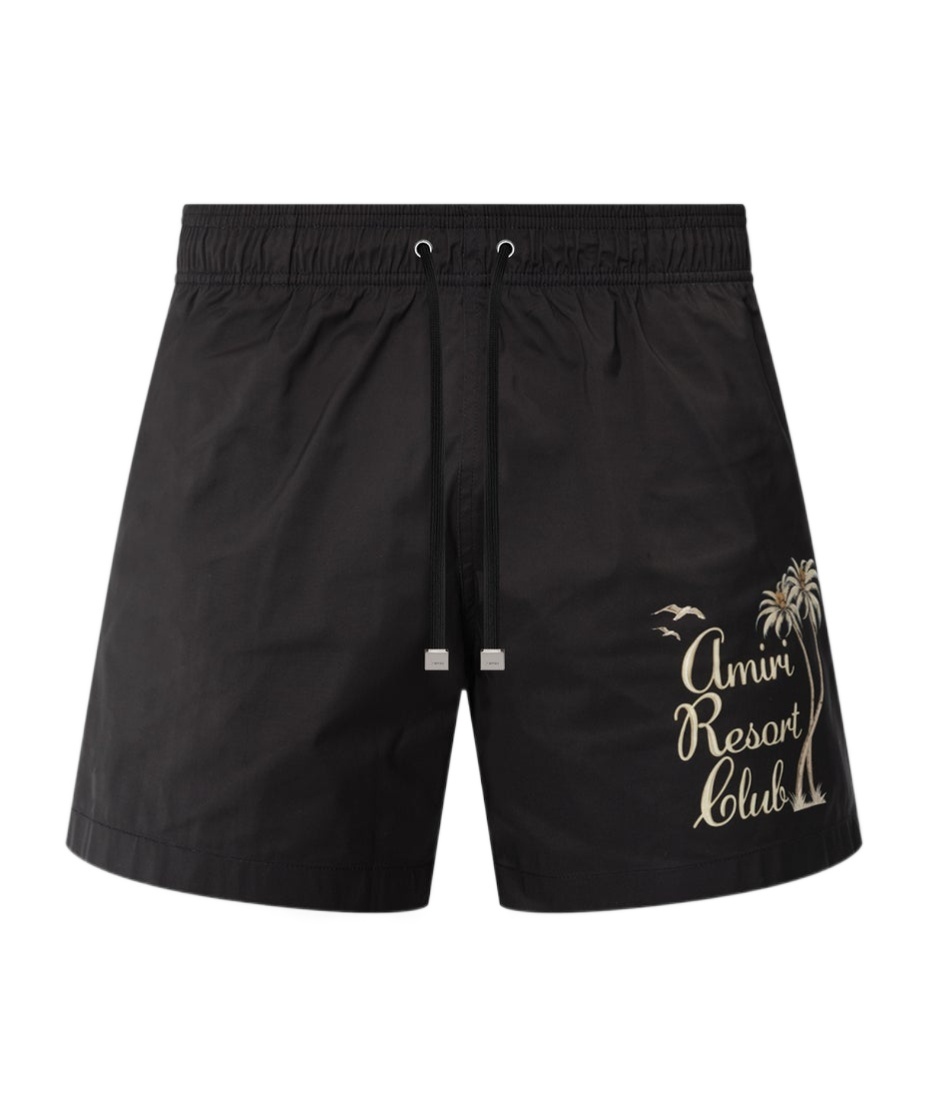 AMIRI WIDE-LEG SWIMMING TRUNKS 