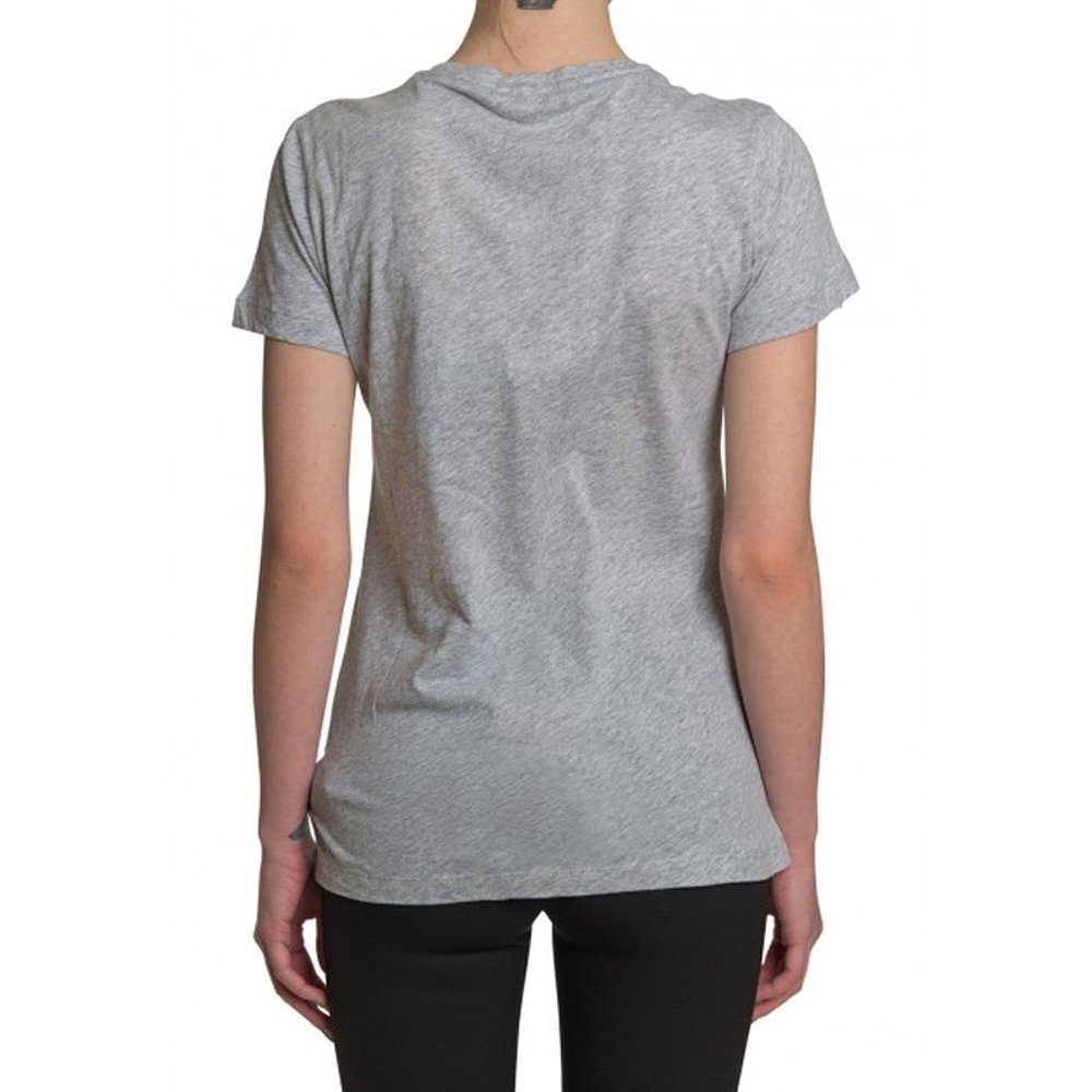 Burberry Printed T-shirt With Round Neck In Gray