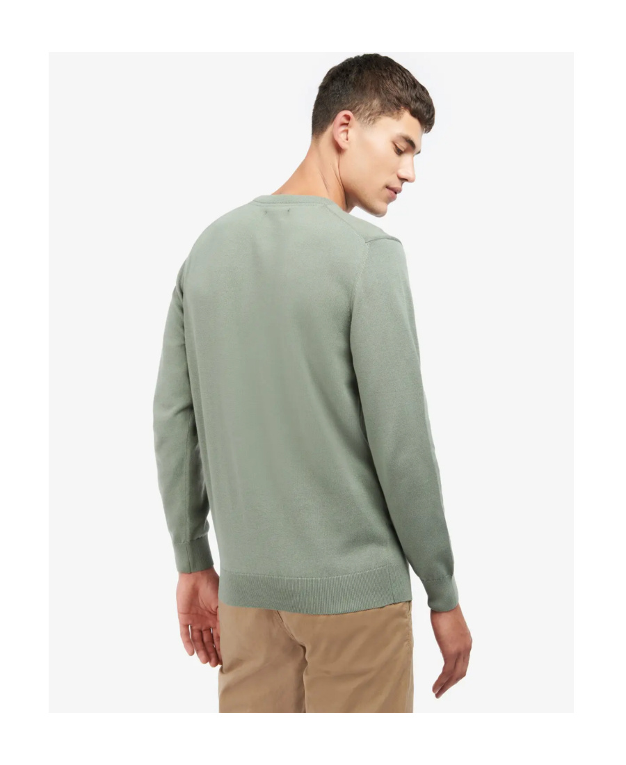 Barbour Pima Cotton Jumper In Gray