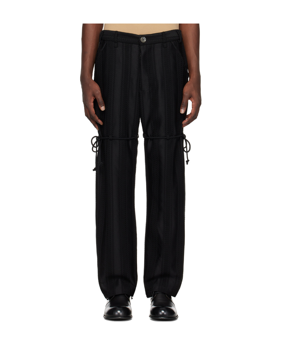 SONG FOR THE MUTE KNITTED WIDE-LEG TROUSERS 