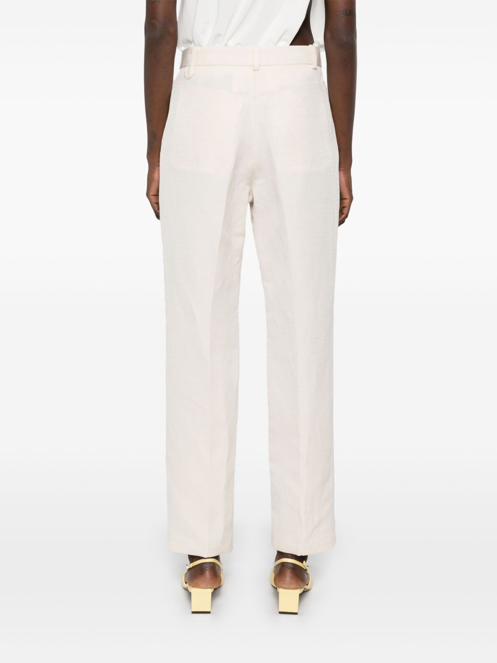 Jacquemus White Slim Fit Pant